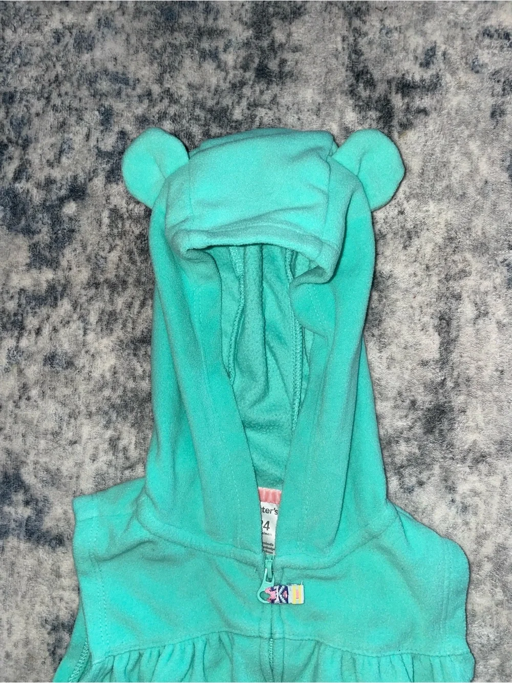 Carters hooded fleece vest size 24 months